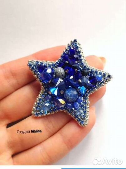 Брошь ручной работы