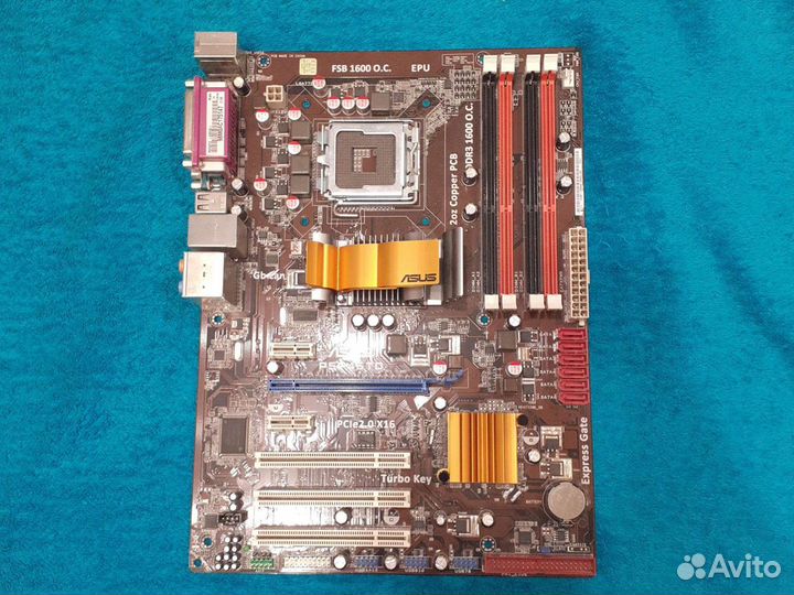 Материнская плата asus P5P43TD