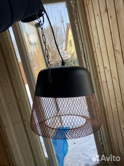 Люстра металлическая лофт