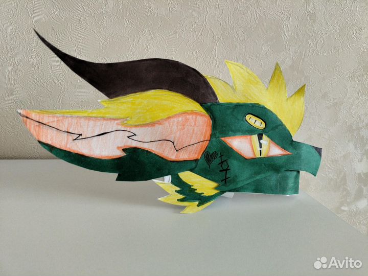 Бумажные драконы на руку