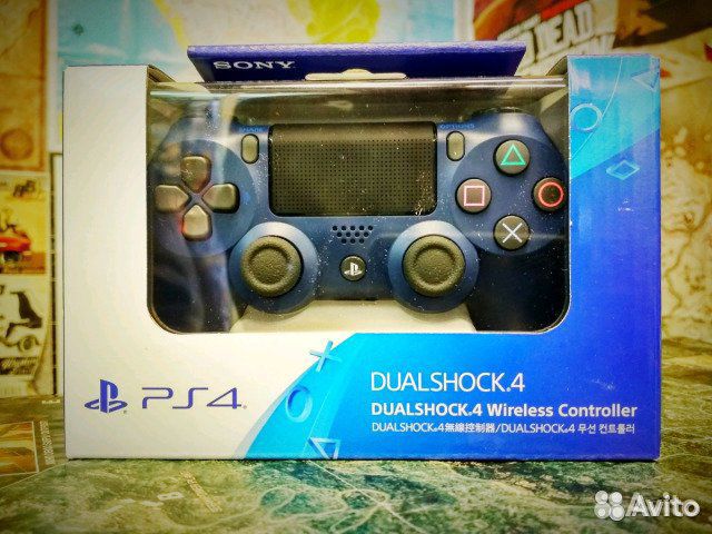 Джойстик PS4 V2 Midnight Blue New Джойстик