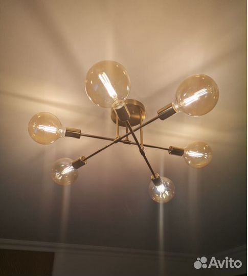 Лампа светодиодная Lexman G95 E27 220-240 В 9 Вт м