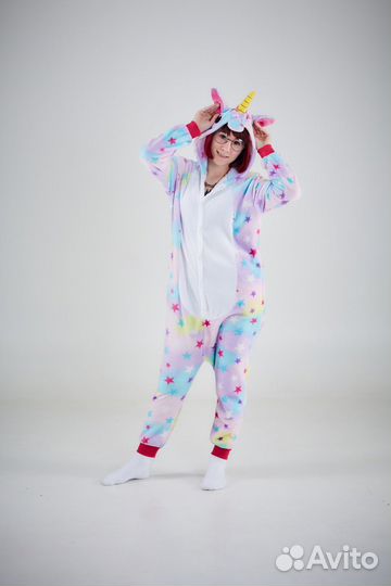 Пижама Кигуруми Единорог Звездный