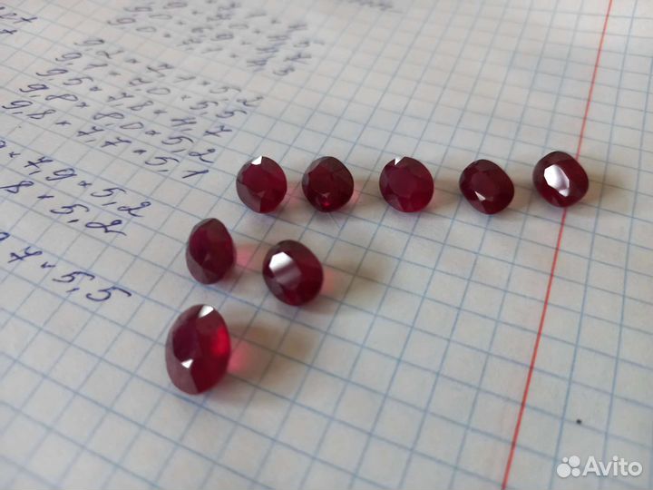 Рубины природные натуральные камни