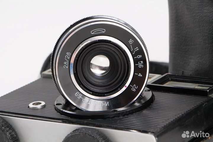 Редкая версия Чайка-3 с Индустар-69 28 mm f/ 2.8