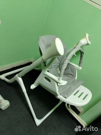 Стульчик для кормления+электрокачель