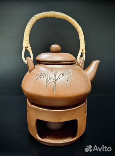 Чайник с подставкой и подогревом Yixing