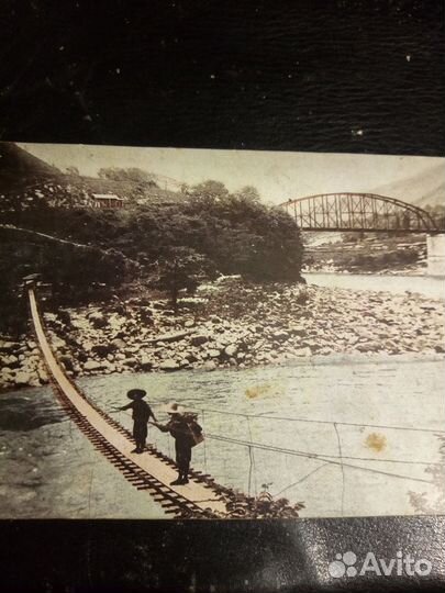 Карточка старые открытки Япония