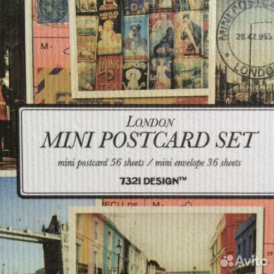 Открытки с видами Праги и конверты