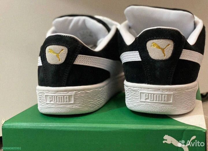 Кроссовки мужские Puma Suede XL “Black White “