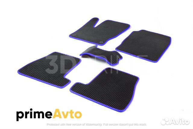 Коврики EVA (Ева) на Toyota Highlander 3