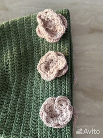 Шапка женская вязаная ручная работа