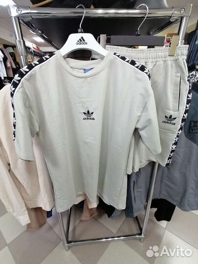 Костюм оверсайз Футболка и шорты. Разм. 46-54