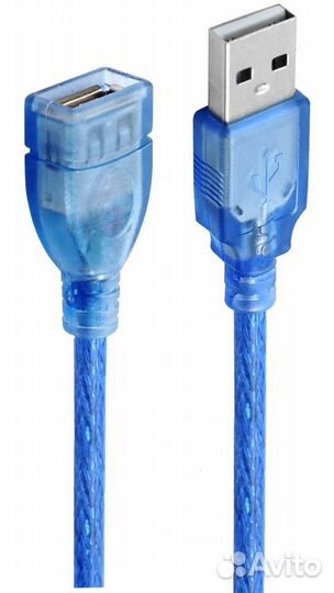 Кабель fumiko MA03 USB 2.0 удлинитель AM/AF 3 м