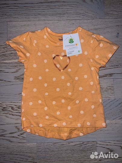 Футболка topomini для девочки 80