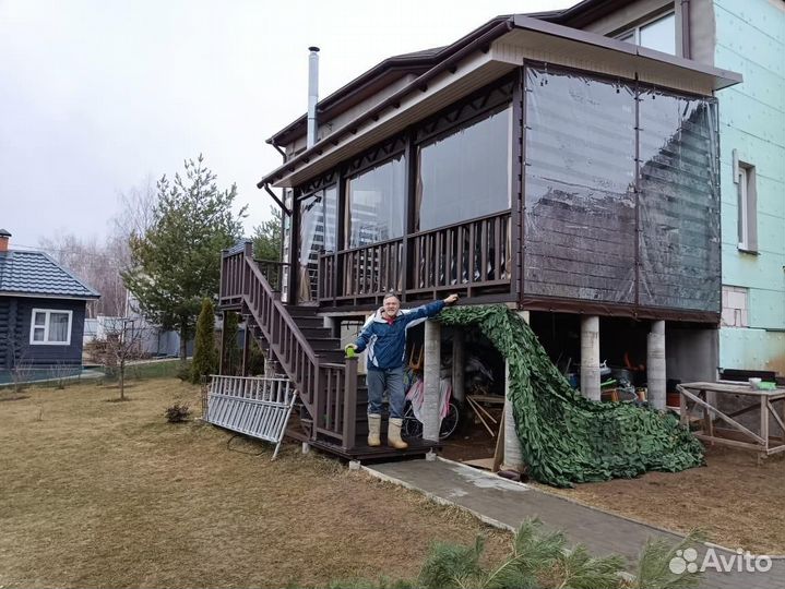 Мягкие окна (шторы) для веранд