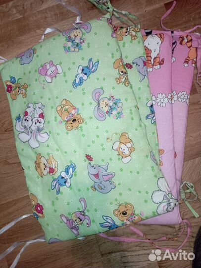 Бортики в детскую кроватку