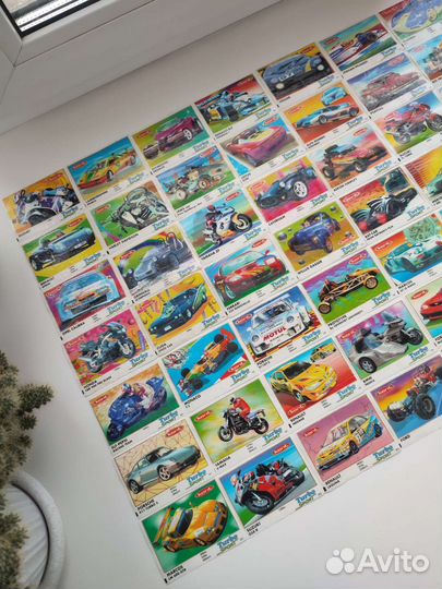 Вкладыши от жвачек turbo.полная серия