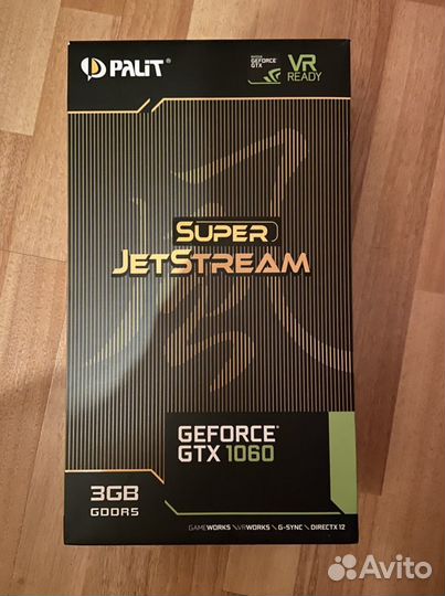 Видеокарта Palit Super Jetstream GTX 1060 3 gb
