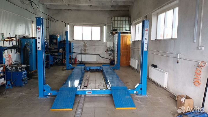 Установка монтаж и демонтаж подъёмников для авто