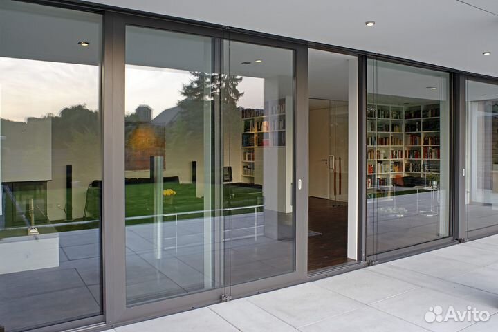 Премиум раздвижные окна(двери) от Rehau