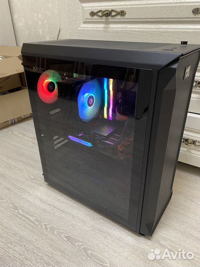 Игровой стстемный блок ryzen 5/16gb/rx6800/ssd/hdd