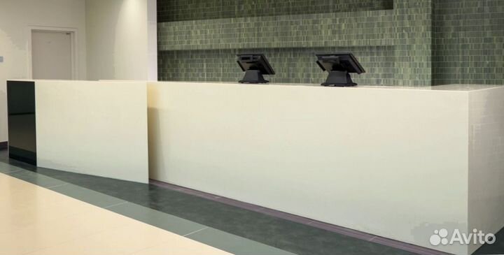 Ресепшн для кафе из искусственного камня