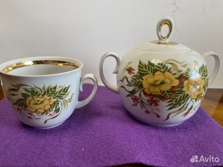 Фарфор СССР, винтаж, части сервиза