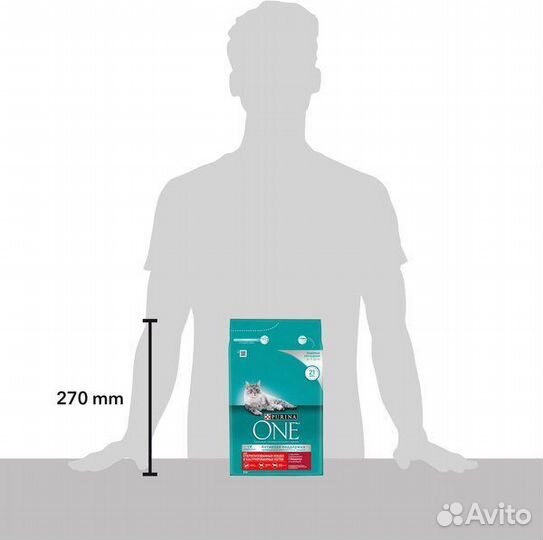 Сухой корм Purina ONE с говядиной 3 кг