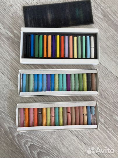 Пастель для рисования б/у