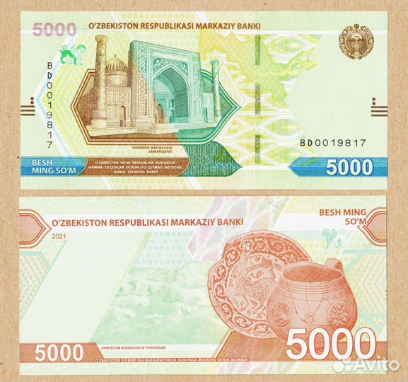 Банкноты Узбекистана