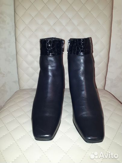 Ботильоны сапоги натуральная кожа destra