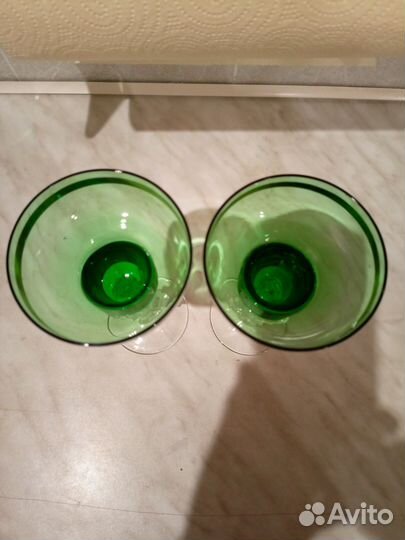 Подсвечник, цветное стекло, Гусь-Хрустальный