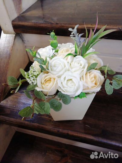 Букетиз мыльных роз 11 шт