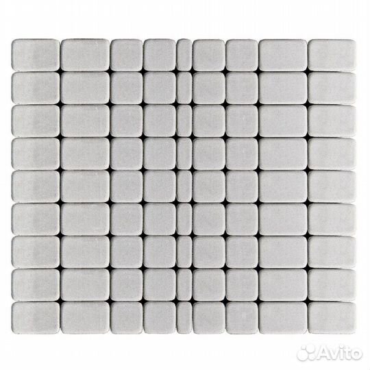 Тротуарная плитка Классико серебристая