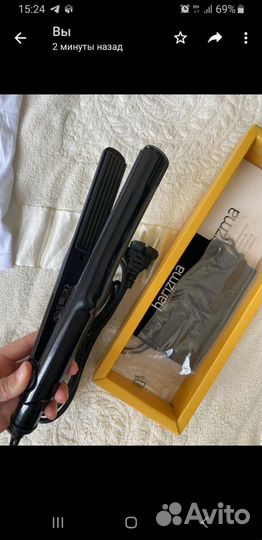 Утюжок стайлер гофре для волос профессиональный