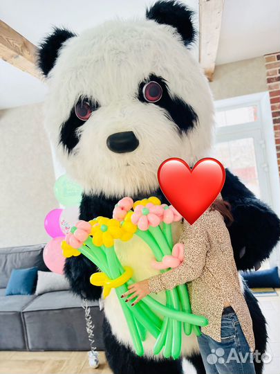 Большой белый мишка бурый мишка и панда