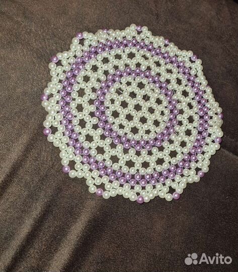 Салфетка из бисера /бусин