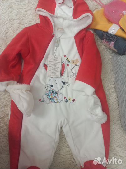 Детские вещи пакетом на девочку 4-6 месяцев