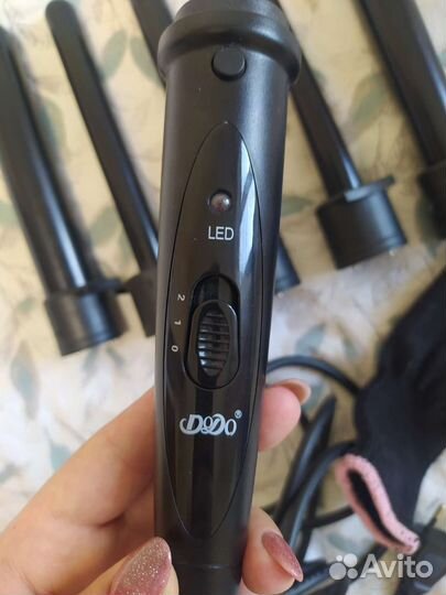 Плойка стайлер для волос (5 насадок)