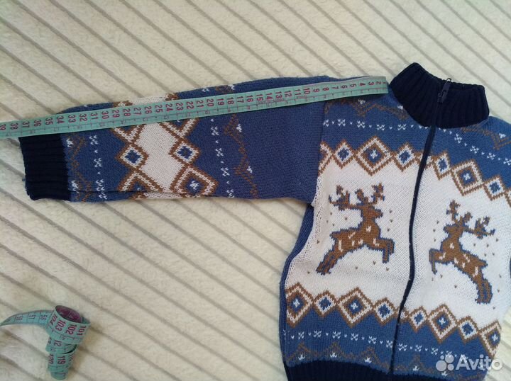 Костюм для мальчика вязаный р. 98-104