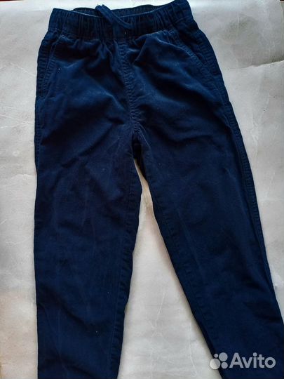 Вельветовые джоггеры на мальчика 128 H&M