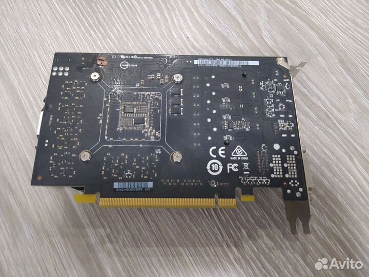 Видеокарта MSI GTX 1060 6GB нерабочая