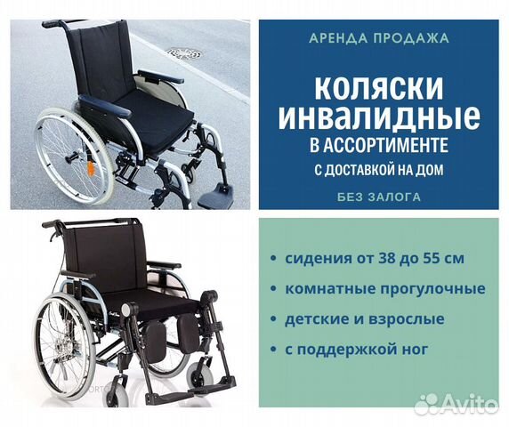 Инвалидная коляска на прокат