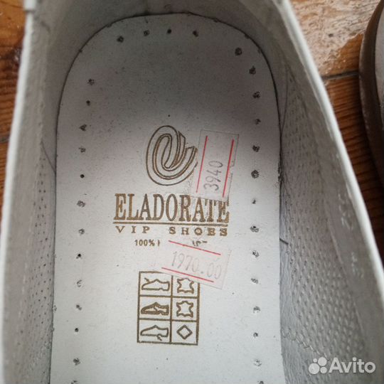 Мужские кожаные полуботинки