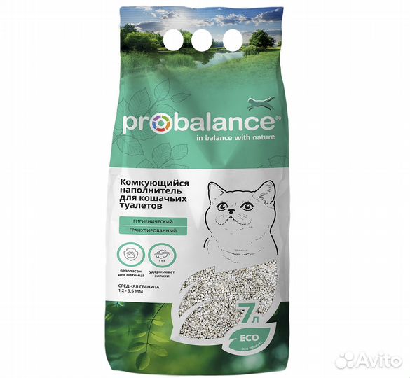 Наполнитель для кошачьих туалетов Probalance, 7л