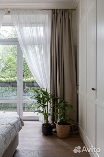 Тюль вуаль с утяжелителем/Турция