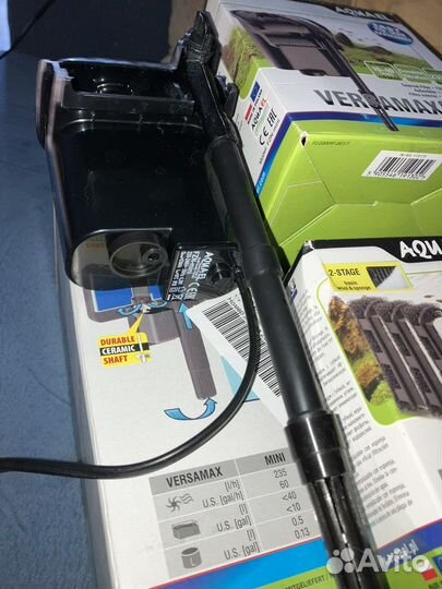 Внешний фильтр aquael versamax mini +2картриджа