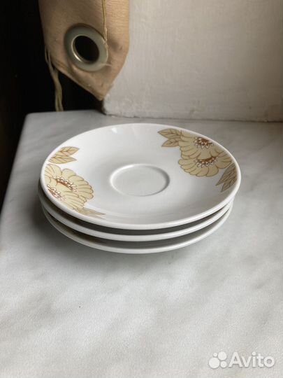 Тарелка блюдце Кольдиц фарфор ГДР СССР