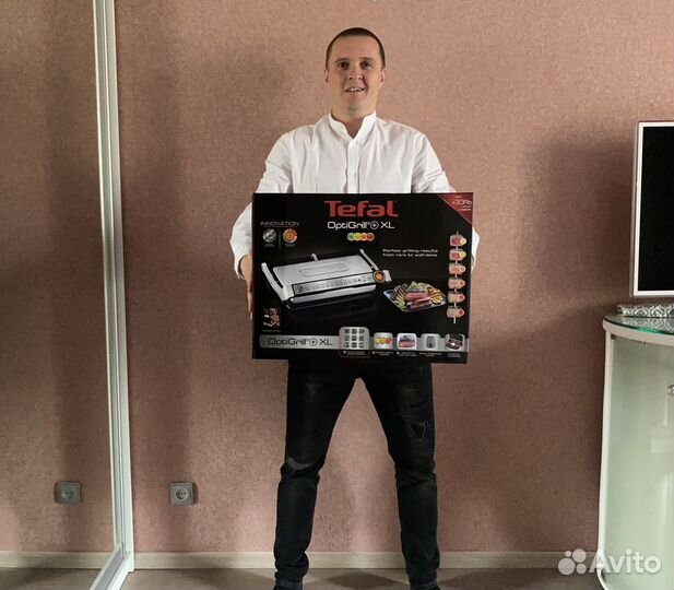 Умный электрогриль Tefal Optigrill+XL